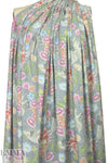 Dutch digital lt. gray aviary floral cotton/lycra knit