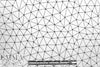 Dutch 'geodesic' bio-cotton knit - white/black