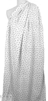 Dutch 'geodesic' bio-cotton knit - white/black 1.66 yd