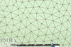 Dutch 'geodesic' bio-cotton knit - mint/graphite 1.5 yd