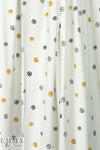 Dutch 'dotty dots' bio-cotton knit - dijon/gray/white