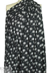 Dutch 'dandelion puffs' bio-cotton knit - black/white