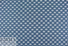 Dutch 'count by fives' bio-cotton knit - marine/white