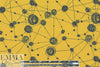 Dutch 'connecting dots' bio-cotton knit - mustard