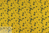 Dutch 'connecting dots' bio-cotton knit - mustard 1.125 yds