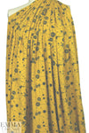 Dutch 'connecting dots' bio-cotton knit - mustard 1.125 yds