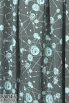 Dutch 'connecting dots' bio-cotton knit - blue ice/grey