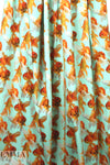 Dutch digital 'fish tank' cotton/lycra knit  1.5 yds
