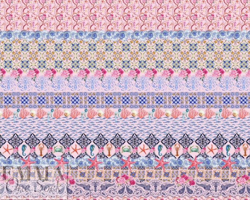 Dutch digital 'seaside gardens' knit Oeko-Tex certified
