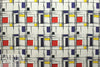 Dutch digital 'Mondrian 2' cotton/lycra knit 1.125 yds