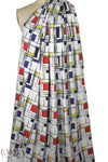 Dutch digital 'Mondrian 2' cotton/lycra knit .875 yds