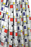 Dutch digital 'Mondrian 2' cotton/lycra knit