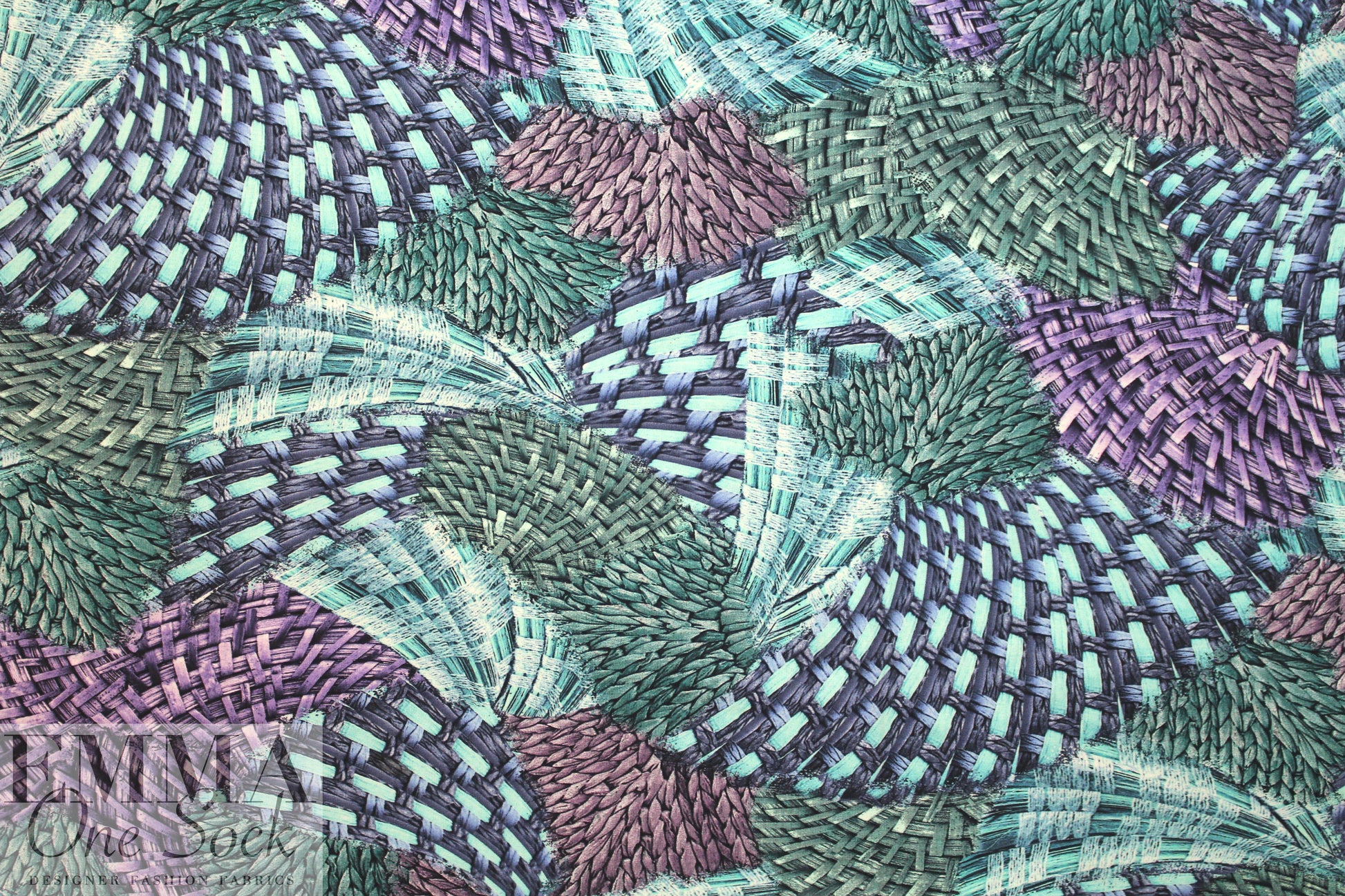 Dutch digital knit/weave montage cotton/lycra knit
