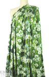 Dutch digital dandelion puffs cotton/lycra knit  1.25 yd