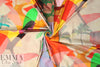 Dutch layered palm tree abstract cotton/lycra knit