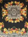 Dutch digital 'Cavalli-esque' knit panel 1.33 yds