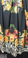 Dutch digital 'Cavalli-esque' cotton/lycra knit panel