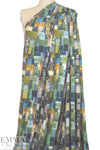 Dutch digital 'surround sound' cotton/lycra knit