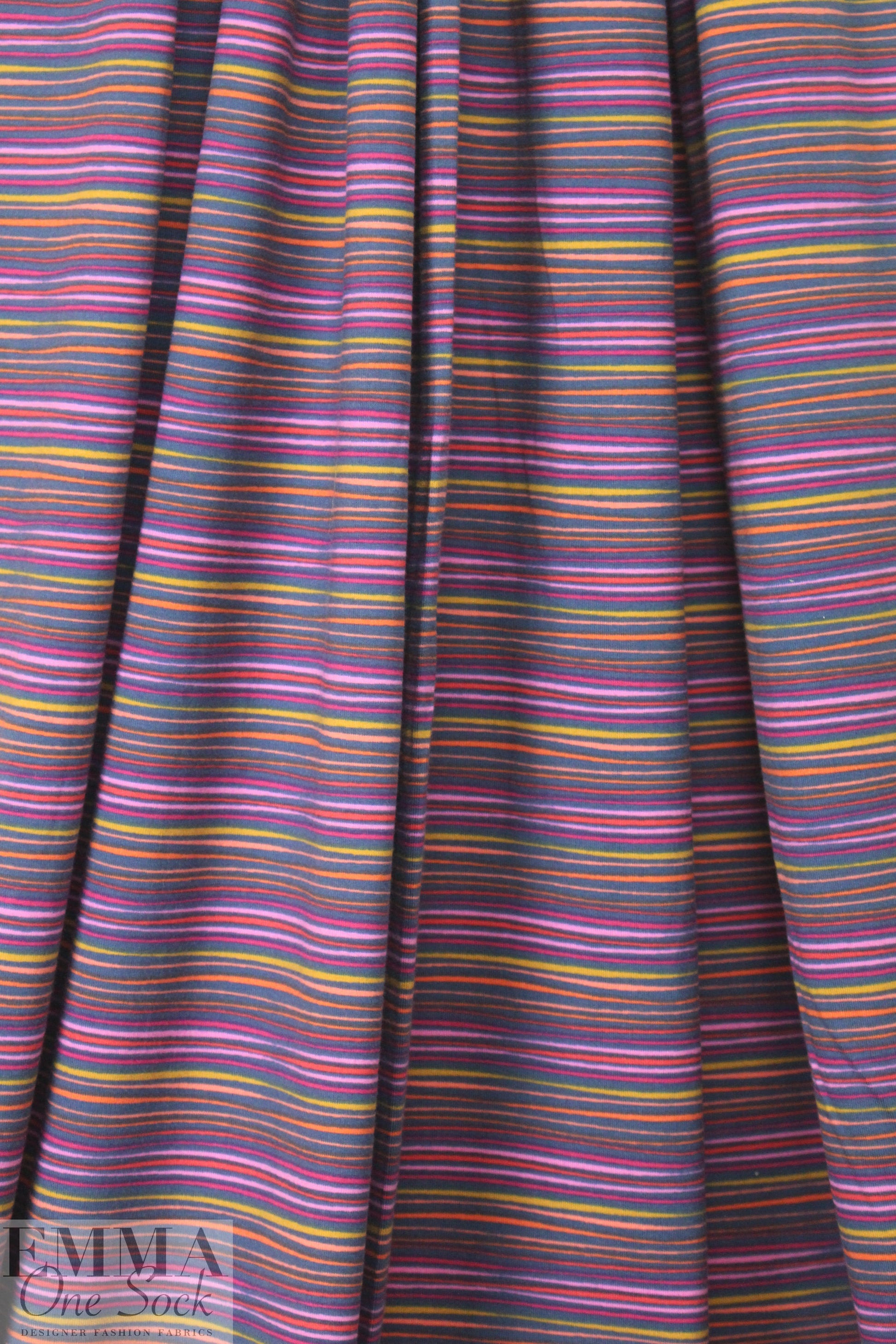 Dutch digital streaky stripey cotton/lycra knit