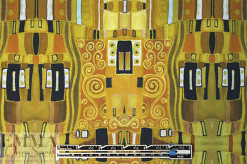 Dutch digital 'Klimt companion' cotton/spandex knit