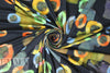 Dutch digital 'painterly shapes' cotton/spandex knit