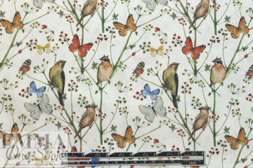 Dutch Oeko-Tex cotton poplin for masks - backyard white