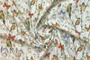 Dutch Oekotex cotton poplin for masks - backyard white .875 yds