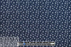 Dutch Oekotex cotton poplin for masks - navy flowers .5 yds