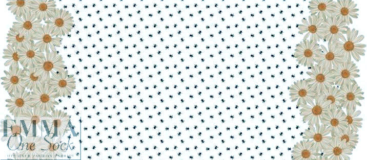 Dutch digital 'busy bees 2' knit Oeko-Tex certified