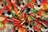 Dutch digital 'soccer anyone?' knit  - red FLAWED