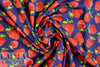 Dutch digital 'strawberry fields' knit Oeko-Tex certified