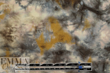 Dutch digital earthy tie dye viscose knit Oeko-Tex certified