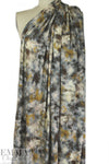 Dutch digital earthy tie dye viscose knit Oeko-Tex certified
