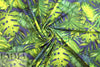 Dutch digital monstera leaves knit Oeko-Tex certified