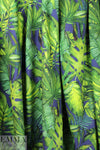 Dutch digital monstera leaves knit Oeko-Tex certified
