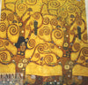 Dutch digital  'Klimt tree of life' cotton/lycra knit panel 2.375 yd