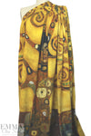 Dutch digital  'Klimt tree of life' cotton/lycra knit panel 2.375 yds