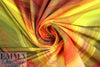 Dutch digital 'sunset swirl' knit Oeko-Tex certified panel