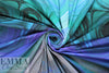 Dutch digital 'indigo swirl' knit Oeko-Tex certified panel