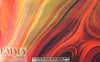 Dutch digital 'spicy swirl' knit Oeko-Tex certified panel  2.13 yds