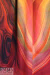 Dutch digital 'spicy swirl' knit Oeko-Tex certified panel  2.125 yds