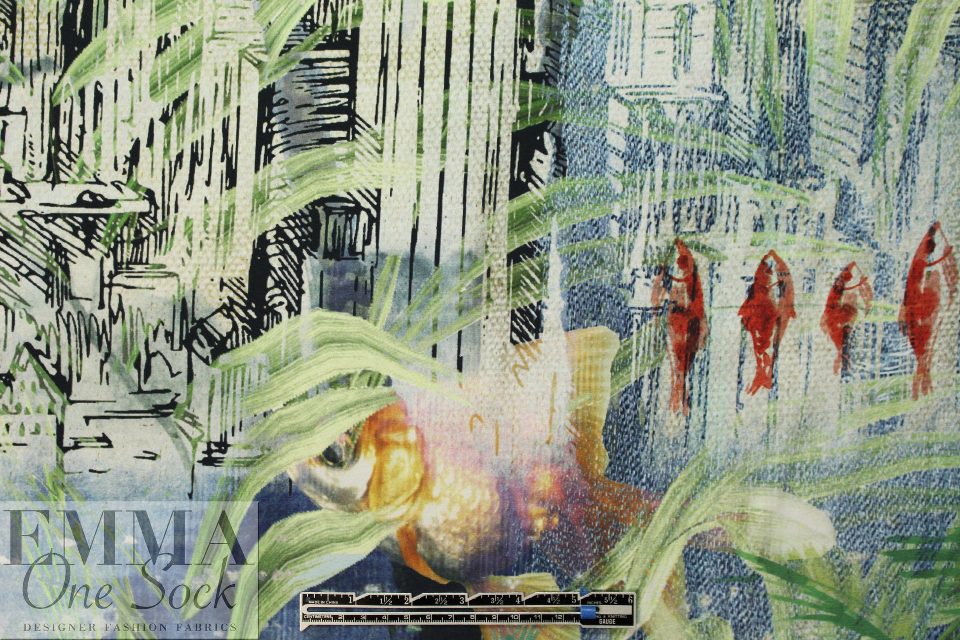 Dutch digital 'waterfront city' knit Oeko-Tex certified panel