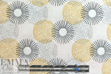 Dutch Oeko-Tex cotton poplin for masks - gold/beige retro