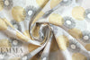Dutch Oeko-Tex cotton poplin for masks - gold/beige retro