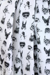 Dutch Oeko-Tex cotton poplin - cute critters 1.75 yds