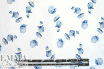 Dutch Oeko-Tex cotton poplin - blue eucalyptus