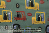 Dutch digital 'critter transport' knit Oeko-Tex certified 1.125 yds