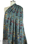 Dutch digital 'critter transport' knit Oeko-Tex certified 1 yard
