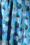 Dutch digital 'rosette blues' french terry Oeko-Tex certified
