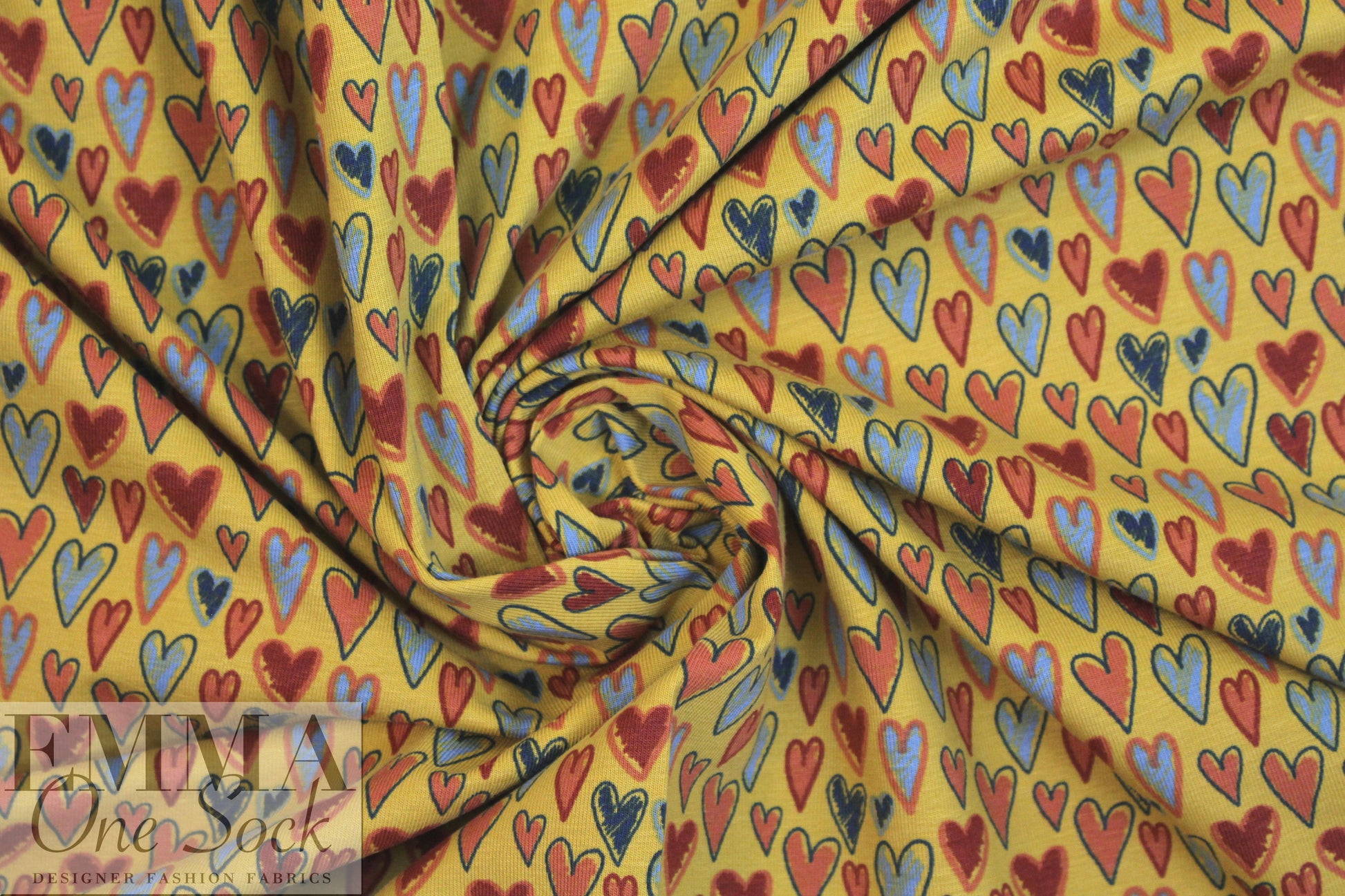 Dutch digital 'lots of love' knit Oeko-Tex certified